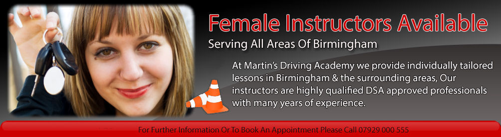 Female Instructors Available