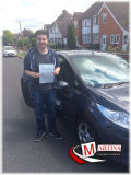 Will Passed His Driving Test at Martins Driving Academy